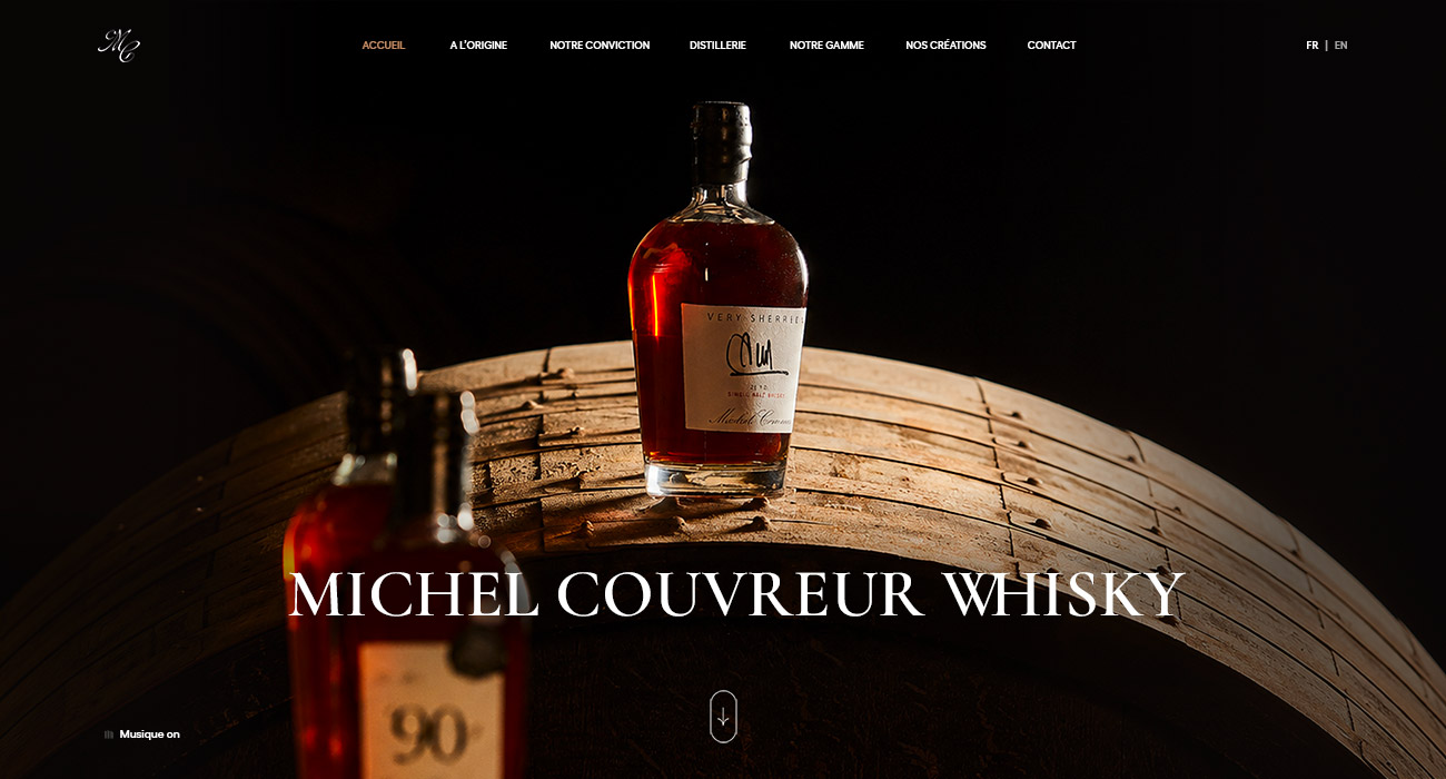 En Bourgogne, non loin de Beaune, Michel Couvreur est un pionnier du whisky made in France.